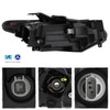For 18-21 Chevy Traverse HID Type Glossy Black Headlight w/LED Sequential Turn