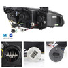 For 16-20 Honda Civic [LED Type] Projector Black Headlights w/ Sequential Signal