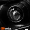 For 2011-2016 Toyota Sienna SE Halogen Projector Headlight Headlamp Set Black