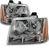 Fit 07-14 Chevy Avalanche Suburban Tahoe Headlights Left + Right Light Lamps