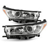 For 2017-2019 Toyota Highlander LE XLE Projector Headlights Pair [Non LED DRL]