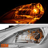 For 2014-2016 Nissan Versa Note Chrome Headlight Headlamp Driver+Passenger Pair