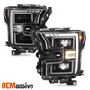 For 15-17 Ford F150 Full LED DRL Sequential Signal Greeting Projector Headlights