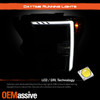 For 15-17 Ford F150 Full LED DRL Sequential Signal Greeting Projector Headlights