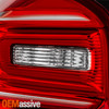 For 2016-2017 Chevy Equinox [Halogen Type] Chrome Red Tail Light Driver Left