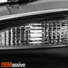 For 15-17 Chrysler 200 HID w/ LED DRL Black Trim Projector Headlight Driver Side
