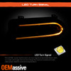 For 2022-2023 Dodge Charger Halogen W/ LED Signal DRL Swithback Headlight Pair