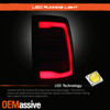 For 2013-2018 Dodge Ram 1500 2500 3500 LED Parking Brake Signal Black Tail Light