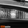 For 15-17 Chrysler 200 Halogen Projector Black Trim Headlight LED DRL Passenger