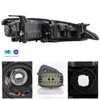 For 2015-2017 Chrysler 200 Halogen Projector Black Trim Headlight w/LED DRL Left