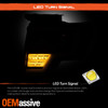 For 2009-2014 Ford F150 Halogen Projector Black Headlights w/LED Tube DRL Signal