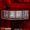 For 15-20 Ford F150 [Dual U-LED Tube] Tail Light Rear Brake Lamp Dark Red Lens