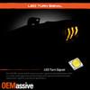 For 16-21 Honda Civic Halogen Projector Black Headlights w/LED Sequential Signal