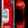 For 2015-2022 GMC Canyon Chrome Red Tail Lights Brake Lamp Driver+Passenger Pair