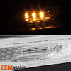 For 2015-2020 GMC Yukon XL Halogen Projector Black Headlights Pair w/ LED Signal