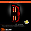 For 2014-2021 Toyota Tundra LED DRL Black Tail Lights Pair w/ Sequential Signal