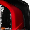For 2014-2021 Toyota Tundra LED DRL Black Tail Lights Pair w/ Sequential Signal