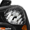For 2012-2014 Honda Fit [Halogen Type] Black Headlight Driver Left Side 12 13 14