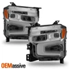 For 2022-2024 Chevy Silverado 1500 LT RST LED Projector Headlights Pair w/ DRL