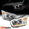 For 2015-2023 Ford Transit 150 250 350HD Projector Chrome Headlights w/ LED DRL