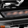 For 15-23 Ford Transit 150 250 350HD Projector Glossy Black Headlights w/LED DRL