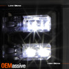 For 22-24 GMC Sierra 1500 SLE|Elevation Full LED DRL Projector Headlights Pair