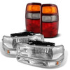 Fit 00-03 Chevy Tahoe Suburban 1500/2500 Headlights+Bumper Signal+Tail Lights