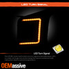 For 2015-2020 GMC Yukon Dual Beam Projector Black HeadLamp LED Sequential Signal