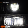 For 2022-2024 Chevy Silverado 1500 ZR2 Full LED Projector Black Headlight Driver