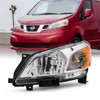 For 2013-2021 Nissan NV200 Halogen Type Chrome Clear Headlight Driver Left Side