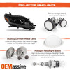For 2011-2020 Toyota Sienna L LE XLE Upgraded LED DRL Projector Black Headlights