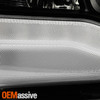For 2019-2023 Dodge Ram 1500 Full LED Black Bezels Headlights Pair w/ DRL Tube