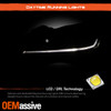 For 2016-2017 Honda Accord EX EX-L SE Sport LED DRL Projector Black Headlights