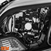 For 2015-2019 Toyota Sienna SE Halogen Projector Chrome Headlight Pair w/LED DRL