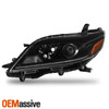 For 2020 Toyota Sienna SE Projector Black Headlight Driver w/ LED DRL Running