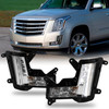 For 15-20 Cadillac Escalade LED w/DRL Fog Light W/O Crash Brake Driver Passenger