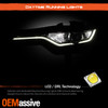 For 2019-2024 Chevy Camaro [Full LED] w/ DRL Switchback Headlight Chrome Driver