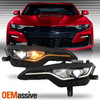 For 2019-2024 Chevy Camaro [Full LED] w/DRL Swithcback Headlight Chrome Assembly