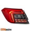 For 2022-2026 Honda Civic Sedan LED Brake Red Clear Tail Light Outer Driver Left