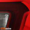 For 2022-2025 Honda Civic Sedan LED Running Brake Red Tail Lights Outer Pair L+R