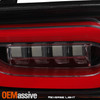 For 2016-2018 Chevy Camaro LED Tube Black Red Tail Lights Pair w/Welcome Lamp