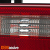 For 2014-2015 Chevy Camaro Chrome Red Tail Light Brake Lamp Driver Left Side LH