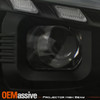 For 18-21 VW Golf MK7.5 Projector Black Headlights w/ LED DRL SwitchBack Signal