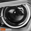For 2016-2018 Audi A6 HID/Xenon Type Projector Headlights Pair w/ Auto Leveling