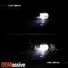 For 11-14 Porsche Cayenne LED Hi-Lo Beam Quad-Parking Projector Black Headlights
