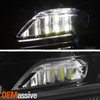 For 11-14 Porsche Cayenne LED Hi-Lo Beam Quad-Parking Projector Black Headlights