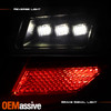 For 22-24 Civic Hatchback Black Tail Light w/LED Sequential Signal +welcome Lamp