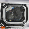 For 14-16 Jeep Grand Cherokee LED DRL w/Sequential Projector Headlights Chrome