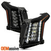 [FULL LED DRL] For 2015-2020 Cadillac Escalade Quad Projector Black Headlights