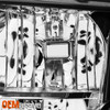 For 2007-2010 Ford Edge Halogen Type Headlights Headlamp Driver Passenger Black